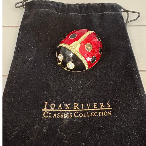 Joan Rivers Classics Collection Ladybug Trinket Box